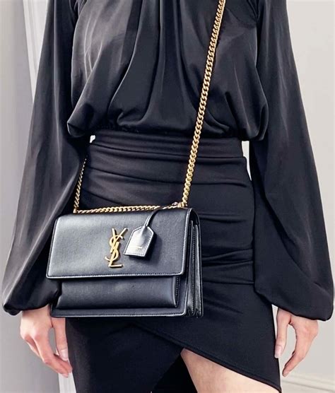 ysl sunset bag outfit.